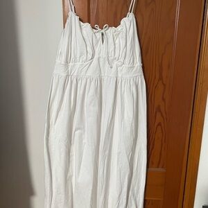 Old Navy White Midi Dress
